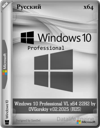Windows 10 Professional VL x64 22H2 by OVGorskiy v.02.2025 (RUS)