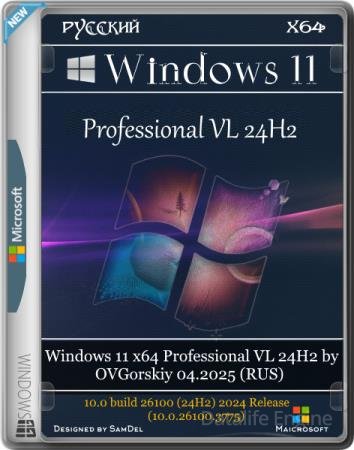 Windows 11 x64 Professional VL 24H2 by OVGorskiy 04.2025 (RUS)