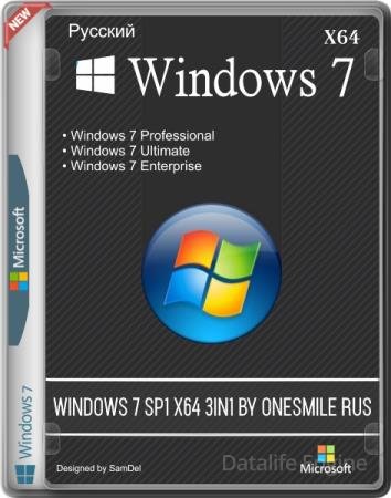 Windows 7 SP1 7601.28064 x64 3in1 by OneSmiLe 12.12.2025 (RUS)