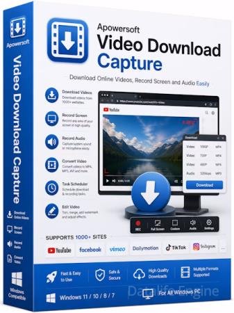 Apowersoft Video Download Capture 6.6.4.0 + Portable [Multi/Rus]