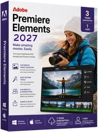 Adobe Premiere Elements 2027 v27.0.0.262 by m0nkrus [Multi/Eng]